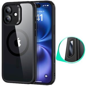ESR Hybrid Camera Control iPhone 16, clear black