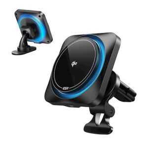 ESR Qi2 Wireless Car Charger with MagSafe, Frosted