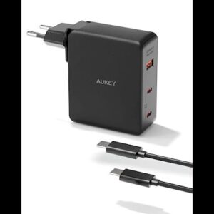 Aukey 3-Port 140W PD Wall Charger with GaN Power T