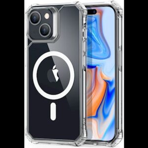 ESR Air Armor Case MagSafe iPhone 15 Plus, Clear