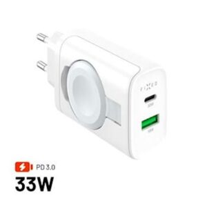 FIXED 2-Port Charger with Apple Watch adapter, 33W